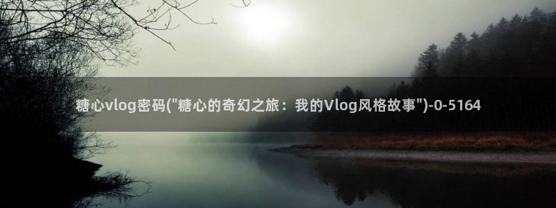 糖心vlog小糖:糖心vlog密码(\