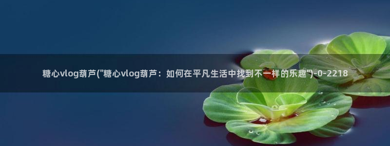 糖心vlog传媒铃木:糖心vlog葫芦(